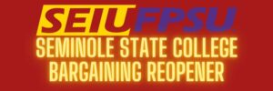 Seminole State College Bargaining Reopener